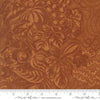 Image of Butternut and Sage Autumnal Bounty Cinnamon quilting cotton fabric by Fig Tree Co for Moda Fabrics. Features tonal gourds on a brown background. Cute Little Fabric Shop.