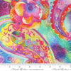 Image of Gradients Gallery Dream State Rainbow quilting cotton fabric by Moda for Moda Fabrics. Features an abstract design on a rainbow background. Cute Little Fabric Shop.