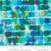 Image of Gradients Gallery Candy Palette Turquoise quilting cotton fabric by Moda for Moda Fabrics. Features an abstract design on a blue background. Cute Little Fabric Shop.