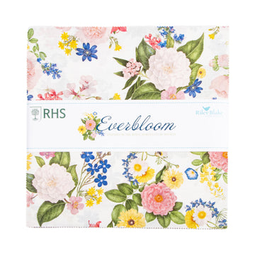 Everbloom 10" Stacker Floral Fabric - 10-18050-42 - 42-pieces Precut - Riley Blake Quilting Cotton Fabric Licensed Product