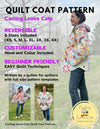 SALE Quilt Coat PATTERN Jacket Pattern - Riley Blake INSTRUCTIONS Only