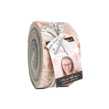 Petalush 2.5" Jelly Roll Floral Fabric - 26160JR - 40-Piece Precut - Moda Fabric Quilting Cotton Fabric