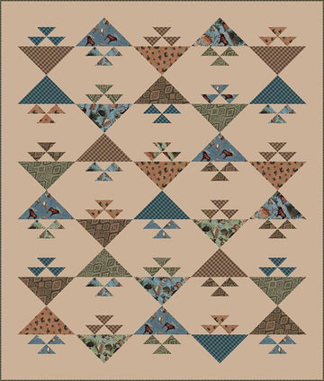 SALE Flock of Geese Quilt PATTERN Multiple Sizes Pattern - Riley Blake INSTRUCTIONS Only