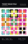Teddy Bear Paw Quilt PATTERN Multiple Sizes Pattern - Riley Blake INSTRUCTIONS Only