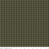 Image of Whispering Pines Plaid Green quilting cotton fabric by The RBD Designers for Riley Blake Designs. Features plaid on a green background. Cute Little Fabric Shop.