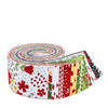 Little Ladybug 2.5" Rolie Polie Floral Fabric - RP-18030-40 - 40-Piece Precut - Riley Blake Quilting Cotton Fabric