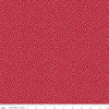 Image of Little Ladybug Dots Red quilting cotton fabric by Lori Whitlock for Riley Black Designs. Features polka dots on a red background. Cute Little Fabric Shop.