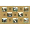 SALE Northwoods Lodge Panel Fawn Brown Animal Fabric - 56197 - Moda Fabrics Quilting Cotton Fabric