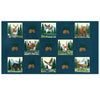 SALE Northwoods Lodge Panel Midnight Blue Animal Fabric - 56197 - Moda Fabrics Quilting Cotton Fabric