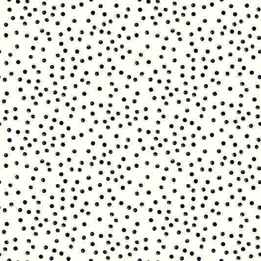 Goosetales Scattered Dots Off White Polka Dot Fabric - C9393 - Riley Blake Quilting Cotton Fabric