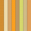 Image of Gathered Lollies Seven Trentham quilting cotton fabric by Jen Kingwell for Moda Fabrics. Features stripes on an orange background. Cute Little Fabric Shop.