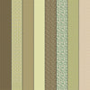 Image of Gathered Lollies One Trentham quilting cotton fabric by Jen Kingwell for Moda Fabrics. Features stripes on a green background. Cute Little Fabric Shop.