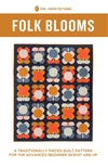 SALE Folk Blooms Quilt PATTERN Precut Friendly Pattern - Riley Blake INSTRUCTIONS Only