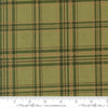 Image of Northwoods Lodge Plaid Meadow quilting cotton fabric by Deb Strain for Moda Fabrics. Features plaid on a green background. Cute Little Fabric Shop.
