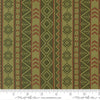 Image of Northwoods Lodge Northwest Stripes Meadow quilting cotton fabric by Deb Strain for Moda Fabrics. Features geometric stripes on a green background. Cute Little Fabric Shop.