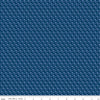 Image of Foxglove Tonal Floral Oxford Blue quilting cotton fabric by Jill Finley for Riley Blake Designs. Features flowers on a blue background. Cute Little Fabric Shop.