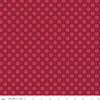 Image of Foxglove Stars Dahlia Red quilting cotton fabric by Jill Finley for Riley Blake Designs. Features stars on a red background. Cute Little Fabric Shop.