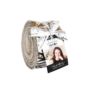 Imprint 2.5" Jelly Roll Modern Fabric - 25180JR - 40-Piece Precut - Moda Fabric Quilting Cotton Fabric