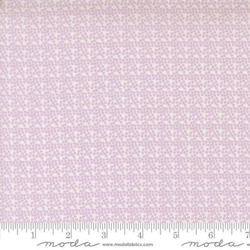 Image of Gathered Bonbons Pebbles Lilac quilting cotton fabric by Jen Kingwell for Moda Fabrics. Features tiny squares on a purple background. Cute Little Fabric Shop.