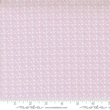 Image of Gathered Bonbons Pebbles Lilac quilting cotton fabric by Jen Kingwell for Moda Fabrics. Features tiny squares on a purple background. Cute Little Fabric Shop.