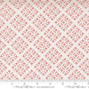 Image of Gathered Bonbons Chicken Scratch Blush quilting cotton fabric by Jen Kingwell for Moda Fabrics. Features shapes on a cream background. Cute Little Fabric Shop.