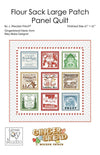 Flour Sack Large Patch Panel Quilt PATTERN Square Quilt Pattern - Riley Blake INSTRUCTIONS Only