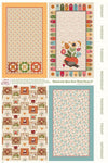 Baked With Love Home Dec Dish Towel #1 Cream Pattern Panel Fabric LARGE Canvas - HD18120 - Riley Blake Quilting Cotton Fabric