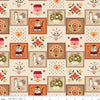 3-Yard-Cut - SALE Baked With Love Kitchen Linen Cream Floral Fabric 108" WIDE BACK - WB17801 - Riley Blake Quilting Cotton Fabric