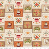 3-Yard-Cut - SALE Baked With Love Kitchen Linen Cream Floral Fabric 108" WIDE BACK - WB17801 - Riley Blake Quilting Cotton Fabric
