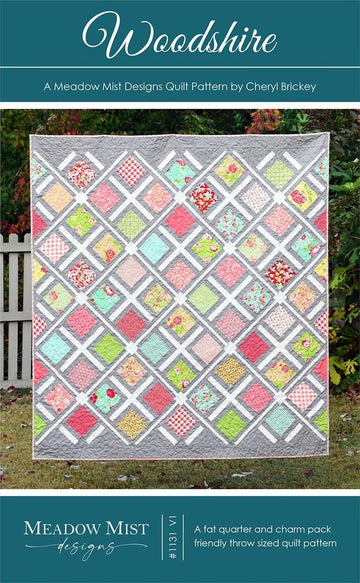SALE Woodshire Quilt PATTERN Precut Friendly Pattern - Riley Blake INSTRUCTIONS Only
