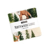 SALE Northwoods Lodge Mini Charm Pack Nature Fabric - 56190MC - 42-pieces Precut - Moda Fabrics Quilting Cotton Fabric