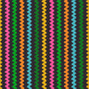Image of 1 800 Notion Ric Rac Soft Black quilting cotton fabric by Ruby Star Society for Moda Fabrics. Features sewing accessories on a black background. Cute Little Fabrics Shop.