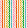 Image of 1 800 Notion Ric Rac Shell quilting cotton fabric by Ruby Star Society for Moda Fabrics. Features sewing accessories on a cream background. Cute Little Fabrics Shop.