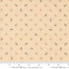 Image of Petalush Petite Ballerina quilting cotton fabric by Kiley's Quilt Room for Moda Fabrics. Features flowers on a cream background. Cute Little Fabric Shop.