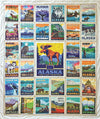 SALE Alaska The Last Frontier Minky Blanket - MB1016 - Riley Blake Prepackaged Dreamy Blankets Licensed Product