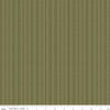 Image of Worth Repeating Stripes Green quilting cotton fabric by Sandy Gervais for Riley Blake Designs. Features stripes on a green background. Cute Little Fabric Shop.