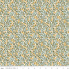 Image of Worth Repeating Leaves Cloud quilting cotton fabric by Sandy Gervais for Riley Blake Designs. Features leaves on a white background. Cute Little Fabric Shop.
