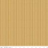 Image of Worth Repeating Stripes Gold quilting cotton fabric by Sandy Gervais for Riley Blake Designs. Features stripes on a yellow background. Cute Little Fabric Shop.