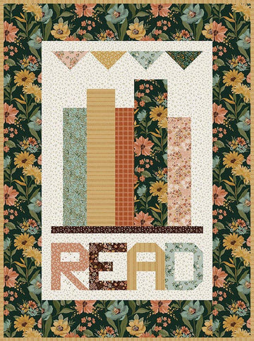 SALE Book Club Wall Hanging Quilt PATTERN Geometric Pattern - Riley Blake INSTRUCTIONS Only