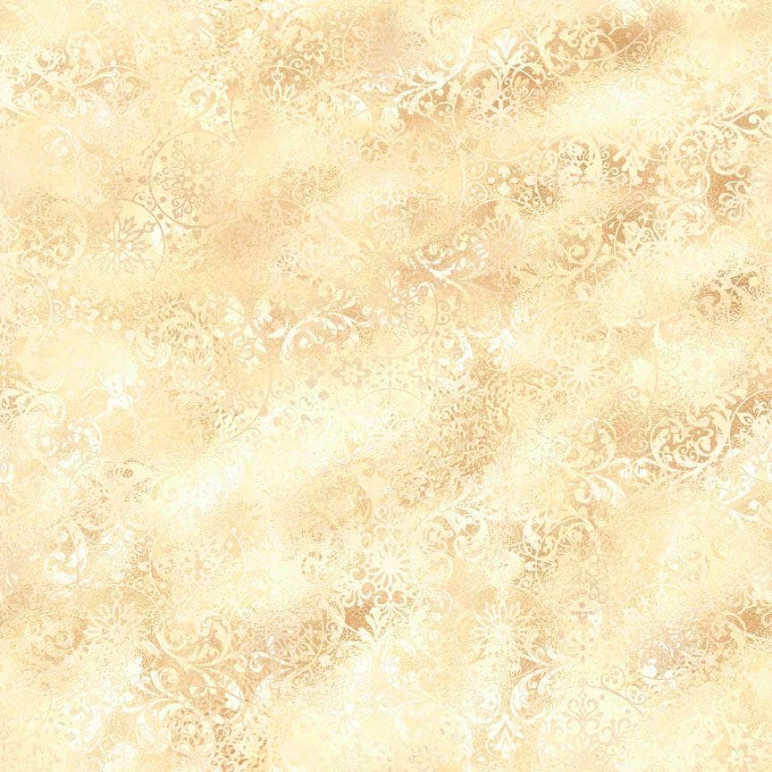 Image of Christmas Party Animals Blender Cream quilting cotton fabric by Morris Creative Group for QT Fabrics. Features printed texture on a cream background. Cute Little Fabric Shop.