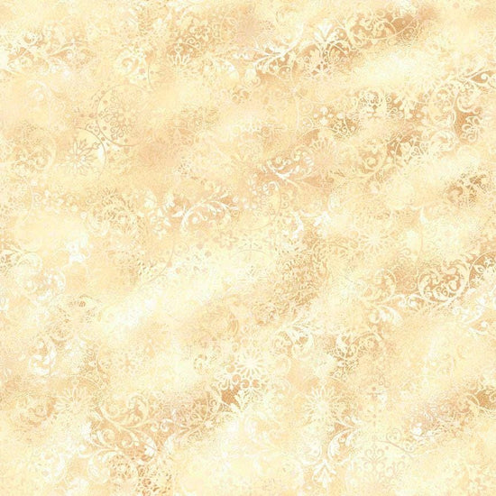 Image of Christmas Party Animals Blender Cream quilting cotton fabric by Morris Creative Group for QT Fabrics. Features printed texture on a cream background. Cute Little Fabric Shop.