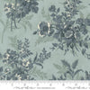Image of Breathtaking Blues Bouquets Sky quilting cotton fabric by 3 Sisters for Moda Fabrics. Features flowers on a blue background. Cute Little Fabric Shop.