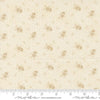 Image of Breathtaking Blues Little Flower Porcelain Ecru quilting cotton fabric by 3 Sisters for Moda Fabrics. Features flowers on a cream background. Cute Little Fabric Shop.