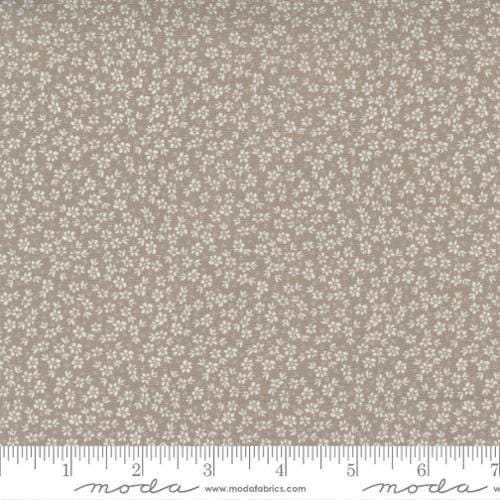 Seashore Drive Harbor 37624 Pebble - Moda Fabrics - Floral Flowers - Quilting Cotton Fabric