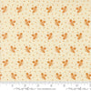 Image of Butternut and Sage Acorn Medley Cream Butterscotch quilting cotton fabric by Fig Tree Co for Moda Fabrics. Features acorns and dots on a cream background. Cute Little Fabric Shop.