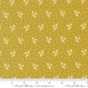 Image of Butternut and Sage Acorn Medley Citron quilting cotton fabric by Fig Tree Co for Moda Fabrics. Features acorns and dots on a green background. Cute Little Fabric Shop.