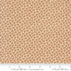 Image of Butternut and Sage Fall Foliage Cinnamon quilting cotton fabric by Fig Tree Co for Moda Fabrics. Features leaves on a brown background. Cute Little Fabric Shop.