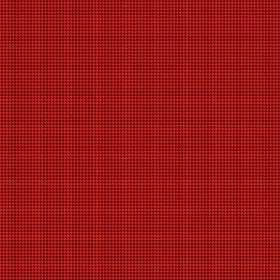 Image of Cozy Autumn Houndstooth Rusty quilting cotton fabric by Beverly McCullough for Riley Blake Designs. Features houndstooth on a red background. Cute Little Fabric Shop.
