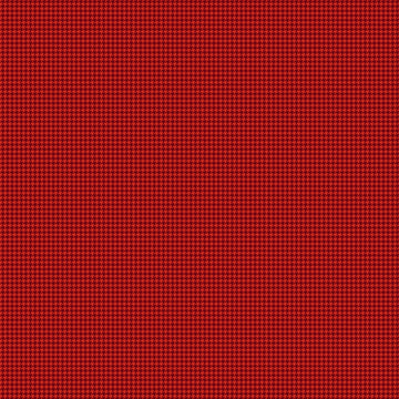 Image of Cozy Autumn Houndstooth Rusty quilting cotton fabric by Beverly McCullough for Riley Blake Designs. Features houndstooth on a red background. Cute Little Fabric Shop.