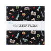 I Love New York 10" Stacker State Fabric - 10-16070-42 - 42-Piece Precut - Riley Blake Quilting Cotton Fabric